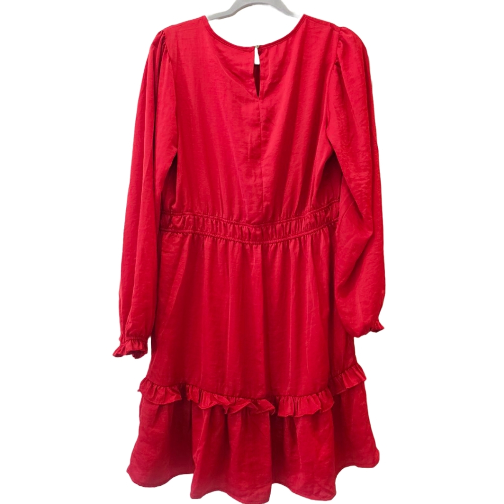 NWT Women Knox Rose Long Sleeve dress Red Size M